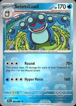 Seismitoad Black Bolt 21