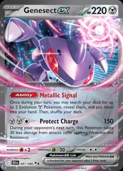 Genesect ex Black Bolt 67