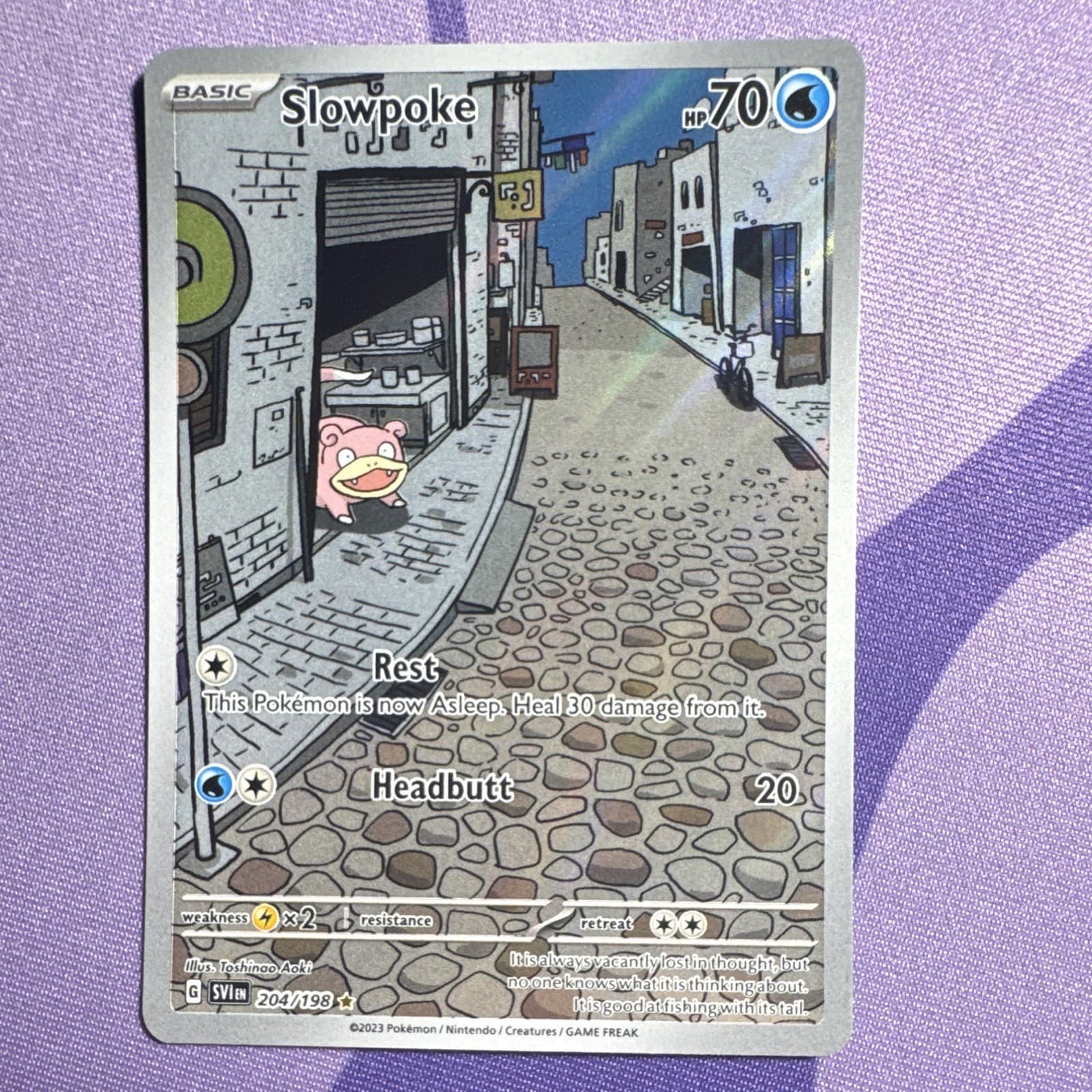 Slowpoke 204/198 SV01: Scarlet & Violet Base Set Holo