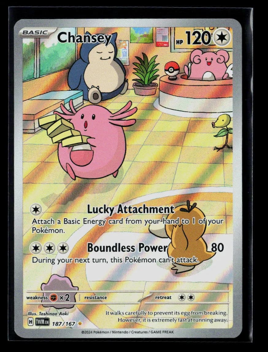 Pokemon 2024 Twilight Masquerade Chansey #187/167